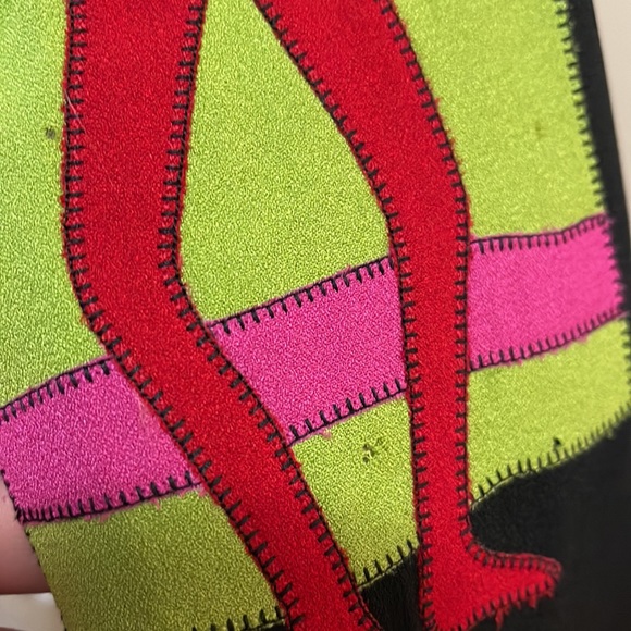 Moschino Rickrack Black Blazer The Nanny Iris Apfel Sun Dove Palm Tree - Picture 8 of 16